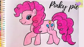 Pinky pie my little pony வரையலாம்/ my little pony drawing/ pinky pie drawing