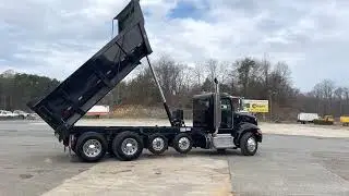 2014 Peterbilt Quad Axle Automatic Dump Truck For Sale