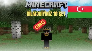 Minecraft-da Bilmədiyiniz 10 Şey! 😱