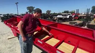 Wondering what a 30' Diamond C gooseneck equipment trailer looks like upside-down? FMAX212 revealed!