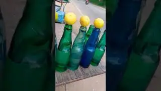 The famous refreshing drink goli soda #childhood #memories #funmoments #travel #youtubeshorts