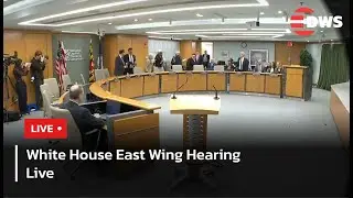 LIVE: National Capital Planning Commission Holds Hearing on White House East Wing | DWS News | AC1F