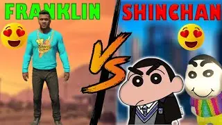 GTA 5: FRANKLIN VS SHINCHAN , PINCHAN AND ZINCHAN