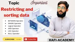 Restricting and Sorting Data | Oracle | SQL | Database system In Hindi & Urdu