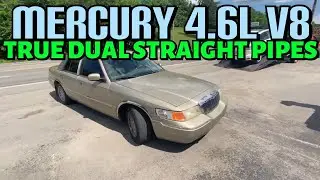 1999 Mercury Grand Marquis 4.6L V8 TRUE DUAL EXHAUST w/ STRAIGHT PIPES!