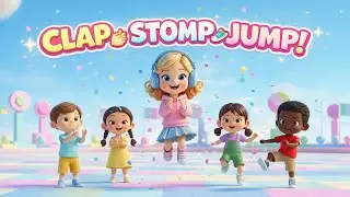 Clap Stomp Jump | Fun Movement Song for Kids