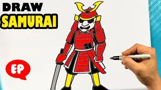 EASY How to Draw SAMURAI | Step by Step
