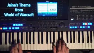 Jaina's Theme - Live on a Yamaha Tyros 4