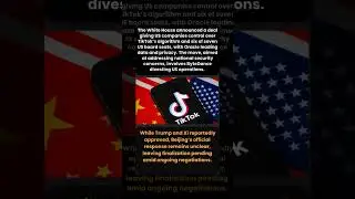 US to control TikTok algorithm, Oracle leads data oversight; China response unclear