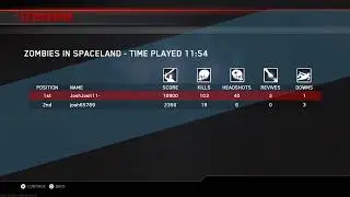 Call of duty infinite warfare zombies split screen No commentary