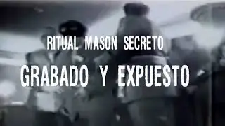 Ritual Mas&oacute;n: Grabado Y Expuesto