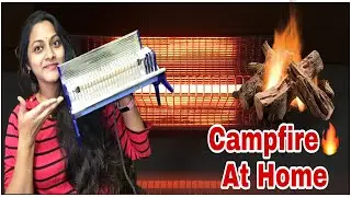 Bajaj Room Heater || Campfire At Home || Radiant Heater Demo, Testing, Review ||