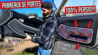On refait les panneaux de portes de la Civic! | @Phiz67