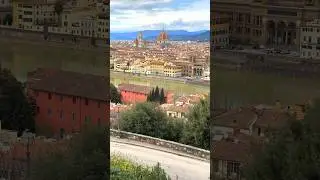 Fantastic panoramic view of Florence from Piazzale Michelangelo 🇮🇹 🫶