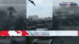 Срочно: в Тринидаде возможен торнадо! Повреждены дома, сорваны крыши.