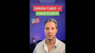 🇺🇸 Green Card, the US permanent residence #Shorts