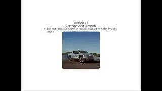 Top 5 2025 Chevrolet Vehicles