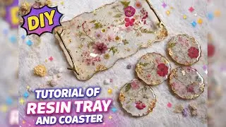 Resin Tray & Coasters Tutorial | DIY Epoxy Resin Art for Beginners