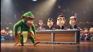🐒🎤 Monkey Talent Show Mayhem &ndash; Chimpanzinibananini Breaks the Stage! 😂🔥 | Funniest&nbsp;Comedy