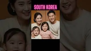 Happy family from every country | Ai art | #ai #aiart #shorts #ytshorts