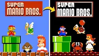 What if Super Mario Bros. was Remade in Mario Bros. (1983) Arcade Style?!