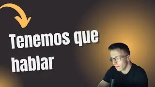 Tenemos que hablar.