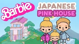 BARBIE Ken Japanese ZEN PINK Family Cute HOUSE using Tatami Townhouse TOCA BOCA Home Ideas