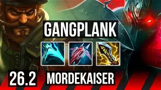 GANGPLANK vs MORDEKAISER (TOP) | KR Grandmaster | 26.2