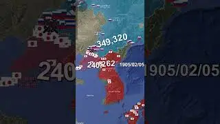 Russo-Japanese War using Google Earth