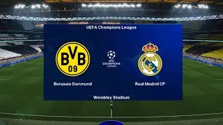 Borussia Dortmund vs Real Madrid | UEFA Champions League Final 2024 | Wembley Stadium | Full Match