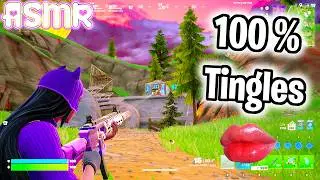 ASMR Gaming 🍀 Fortnite 100% Tingles Relaxing Cozy Trigger Words + Controller Sounds 🎧