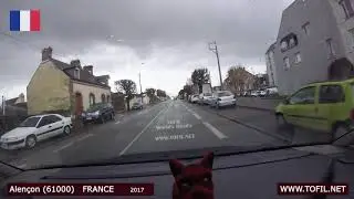 Alen&ccedil;on (61000) FRANCE 2017 Dashcam Driving Movies WWW.TOFIL.NET