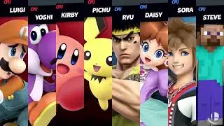 Super Smash Bros. Ultimate - Battle #3239 Crash Purple & Spyro Orange VS Random Characters