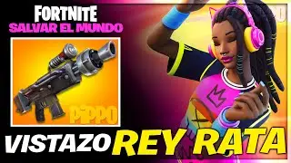 REY RATA EXPLOSIVO - EXPLOSIONES CADA UN DISPARO... - VISTAZO - FORTNITE SALVAR EL MUNDO