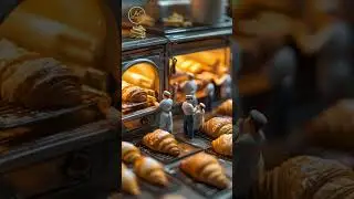 Mini Bakers, Big Magic Crafting Croissants in a Tiny World of Flaky Perfection #food #pizza #cake