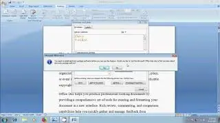 Word 2007: How to create and print Envelopes in word