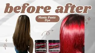 Dying Jaz's Hair Vampire Red & Hot Pink| Manic Panic Transformation!