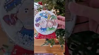 Watch us make personalized cardboard snow globes as gifts
