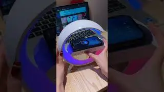 G-shape wireless charger lamp|| #youtubeshorts