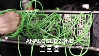 NAMM 2018 2hp Kick, Snare, VCO, RND, LFO, Pluck, Play Audio Demo (no talk)
