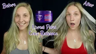 L'oreal Paris Color Radiance Deep Purple Mask First Impressions/Review