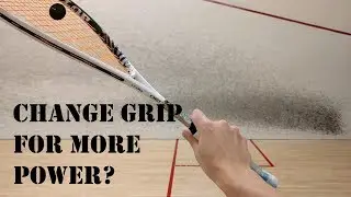 Squash Experiment - Change Grip Position For More Power?