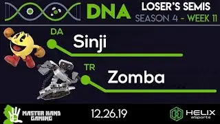 DNA S4:W11 - DA | Sinji (Pacman) Vs. TR | Zomba (ROB, Link) - L Semifinals