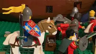Sequel to LEGO Castle Sea Battle: The Red Lion Knights vs. the Orcs and Blue Lion Knights Battle