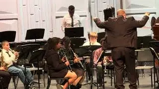 Hillside middle school holiday band concert December 2025