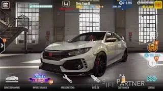 CSR RACING 2/HONDA CIVIC TYPE R/Tune and Sift Partner