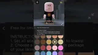 FREE SMALL BODY WITH A LARGE HEAD ON ROBLOX?! 😨 || #free #freerobloxitems #roblox #small #big