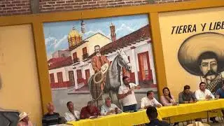 Reunión de CONAGUA y Campesinos