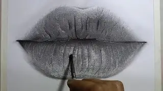 Hyper Realistic Lips Sketch✨ ||sketchart ||realistic sketch ||drawing ||art ||viral video
