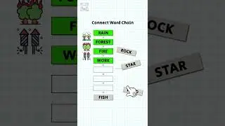 Word Chain : Puzzle Game  Slip Icon #wordchain  #wordpuzzlegame #shorts #funny #games